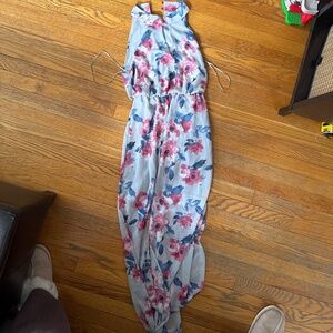 Floral High Neck dress